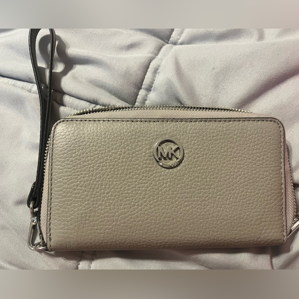 Michael Kors Grey Wristlet/Wallet